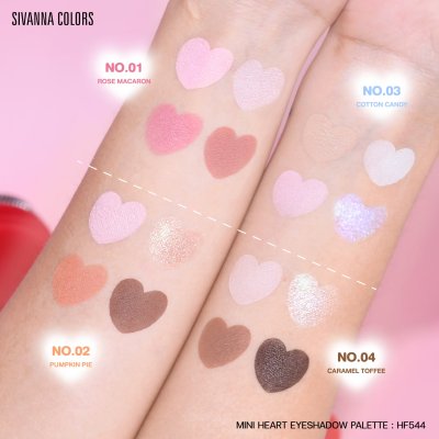 Sivanna Colors MINI HEART EYESHADOW PALETTE : DEP544