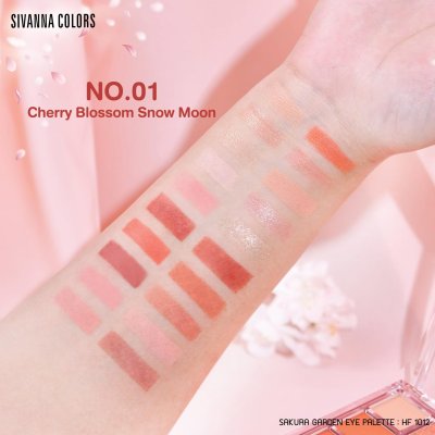 Sivanna Colors SAKURA GARDEN EYE PALETTE : HF1012