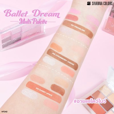 Sivanna Color Ballet Dream multi Palette : HF242