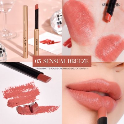Sivanna Colors DRAMA MATTE ROUGE CREAM AND DELICATE : HF5114
