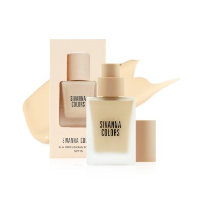 SIVANNA COLORS SILKY MATTE COVERAGE FOUNDATION