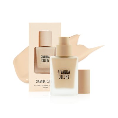 SIVANNA COLORS SILKY MATTE COVERAGE FOUNDATION