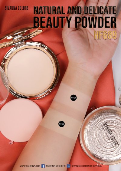 SIVANNA COLORS NATURAL AND DELICATE  BEAUTY POWDER