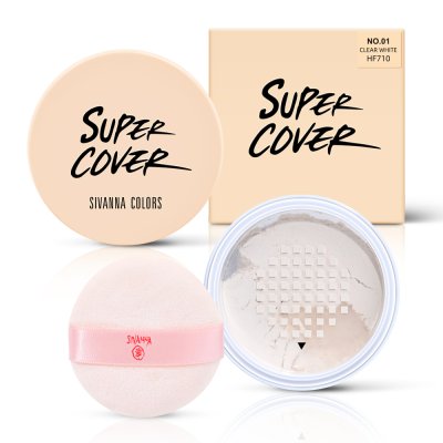 SIVANNA COLORS SUPER COVER INVISIBLE SETTING POWDER #แป้งฝุ่นเซตผิว