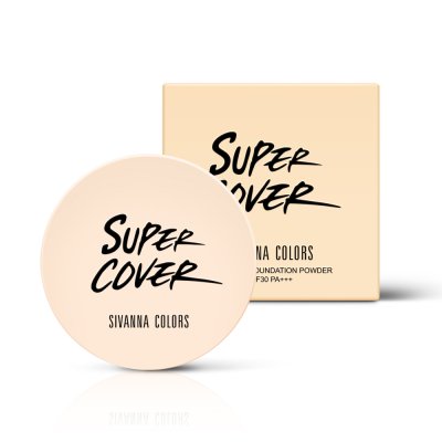 SIVANNA COLORS SUPER COVER LONG STAY FOUNDATION POWDER SPF30 PA+++ #แป้งพัฟปกปิดขั้นสุด