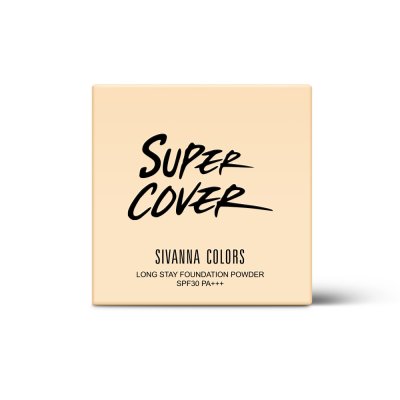 SIVANNA COLORS SUPER COVER LONG STAY FOUNDATION POWDER SPF30 PA+++ #แป้งพัฟปกปิดขั้นสุด