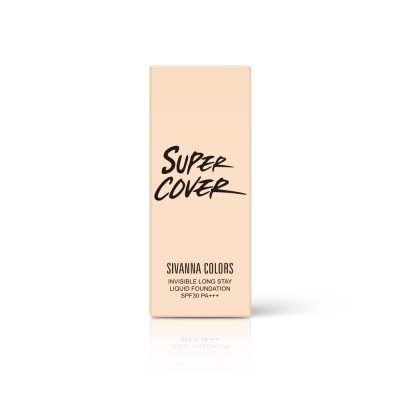 SIVANNA COLORS SUPER COVER  IN VISIBLE LONG STAY LIQUID FOUNDATION SPF30 PA+++