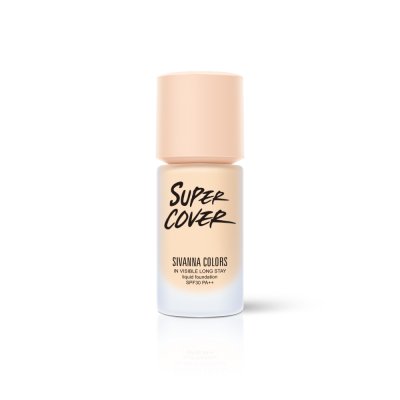 SIVANNA COLORS SUPER COVER  IN VISIBLE LONG STAY LIQUID FOUNDATION SPF30 PA+++
