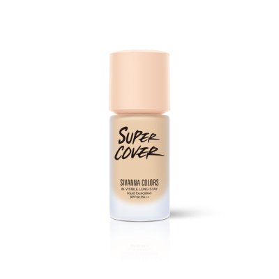 SIVANNA COLORS SUPER COVER  IN VISIBLE LONG STAY LIQUID FOUNDATION SPF30 PA+++