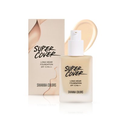 SIVANNA COLORS SUPER COVER LONG WEAR FOUNDATION SPF 15 PA+++