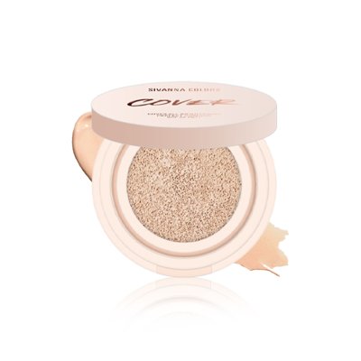 SIVANNA COLORS COVER ALL BRIGHTENING PERFECT CUSHION SPF35 PA+++
