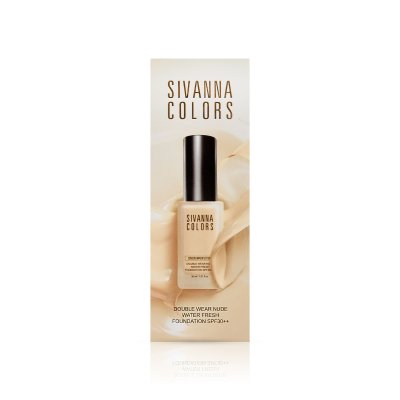 SIVANNA COLORS DOUBLE WEAR NUDE WATER FRESH FOUNDATION SPF30++