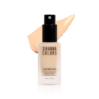 SIVANNA COLORS DOUBLE WEAR NUDE WATER FRESH FOUNDATION SPF30++