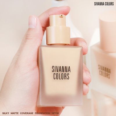 SIVANNA COLORS SILKY MATTE COVERAGE FOUNDATION