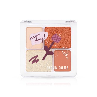SIVANNA COLORS PASTORAL FLAVOR FOUR COLORS EYESHADOW