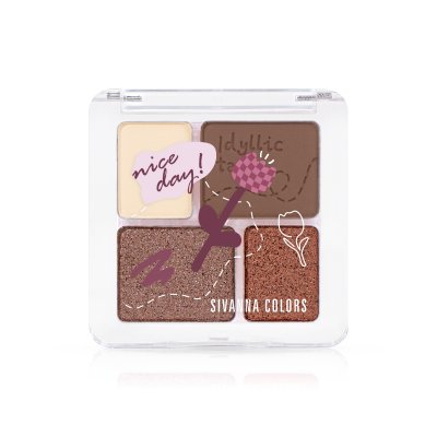 SIVANNA COLORS PASTORAL FLAVOR FOUR COLORS EYESHADOW