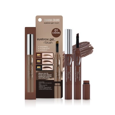 SIVANNA COLORS  EYEBROW GEL+BRUSH