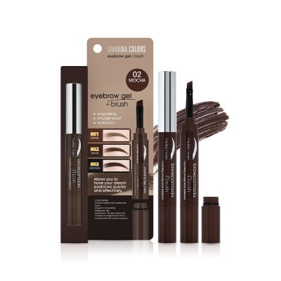 SIVANNA COLORS  EYEBROW GEL+BRUSH