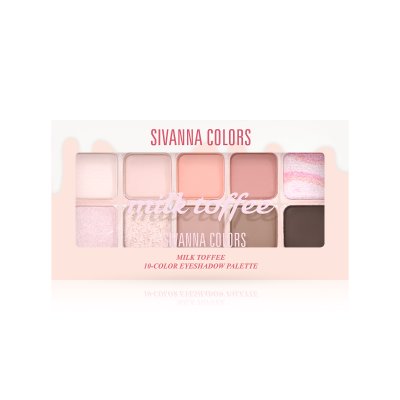 SIVANNA COLORS MILK TOFFEE 10 COLORS EYESHADOW PALETTE