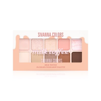 SIVANNA COLORS MILK TOFFEE 10 COLORS EYESHADOW PALETTE