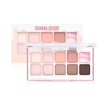 SIVANNA COLORS MILK TOFFEE 10 COLORS EYESHADOW PALETTE