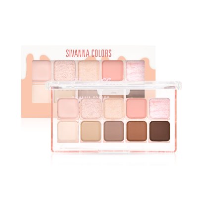 SIVANNA COLORS MILK TOFFEE 10 COLORS EYESHADOW PALETTE