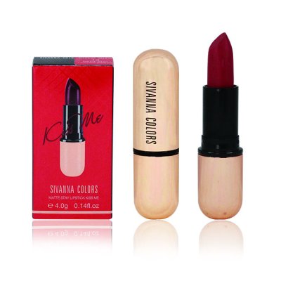 SIVANNA COLORS MATTE STAY LIPSTICK KISS ME