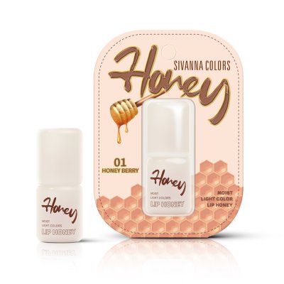 SIVANNA COLORS MOIST LIGHT COLOR LIP HONEY