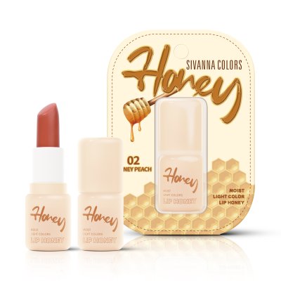 SIVANNA COLORS MOIST LIGHT COLOR LIP HONEY