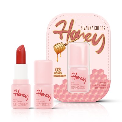 SIVANNA COLORS MOIST LIGHT COLOR LIP HONEY