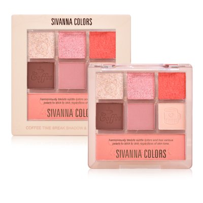 SIVANNA COLORS COFFEE TIME BREAK Shadow & Blush Palette
