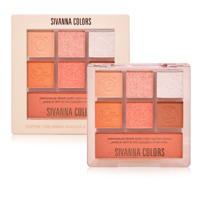 SIVANNA COLORS COFFEE TIME BREAK Shadow & Blush Palette