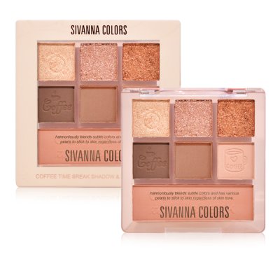 SIVANNA COLORS COFFEE TIME BREAK Shadow & Blush Palette