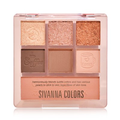 SIVANNA COLORS COFFEE TIME BREAK Shadow & Blush Palette