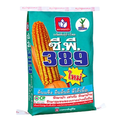 เมล็ดพันธุ์ข้าวโพด ซี.พี. 389 ขนาด 10 กิโลกรัม เมล็ดพันธุ์ข้าวโพด ซี.พี. 389 ขนาด 10 กิโลกรัม