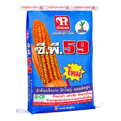 เมล็ดพันธุ์ข้าวโพด ซี.พี. 59 ขนาด 10 กิโลกรัม เมล็ดพันธุ์ข้าวโพด ซี.พี. 59 ขนาด 10 กิโลกรัม