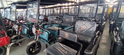 รถสามล้อไฟฟ้า TORA รุ่น L3 (สีฟ้าพาสเทล)