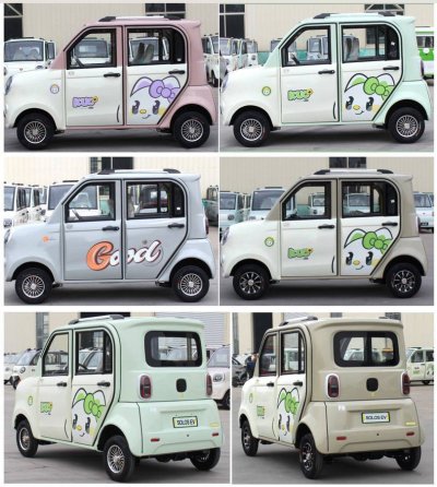 รถไฟฟ้ามินิคาร์ 4 ประตู SOLOS EV รุ่น F8