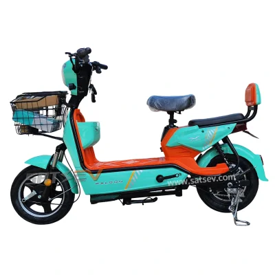 รถจักรยานไฟฟ้า FALCON รุ่น 1214W (สีเขียว-ส้ม)
