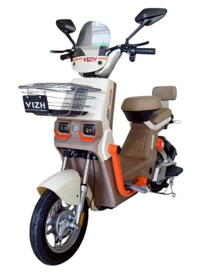 รถสองล้อไฟฟ้า VISH รุ่น A5 12A (สีครีม)