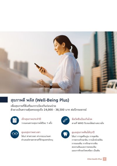 ประกันสุขภาพ อีลิท เฮลท์ พลัส (Elite Health Plus)