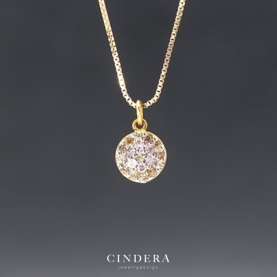 จี้เพชร พลอยแท้ 9K 375