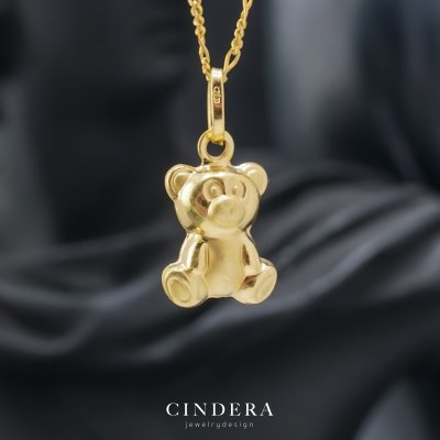 จี้ หมีน้อย  ทอง 18K 750
