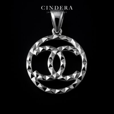 จี้ทองคำแท้ รุ่น CC ตัวเรือนทอง 18K ITALY 750