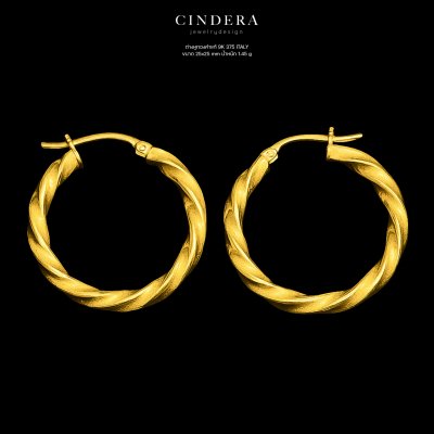 ต่างหูทองคำแท้ 9K ITALY 375