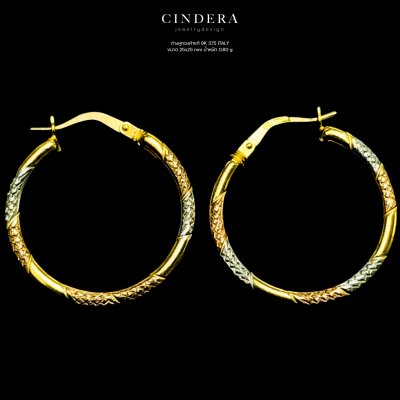 ต่างหูทองคำแท้ 9K ITALY 375