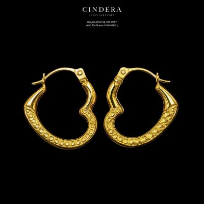 ต่างหูทองคำแท้ 9K ITALY 375