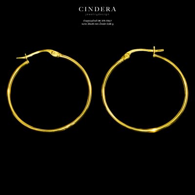 ต่างหูทองคำแท้ 9K ITALY 375