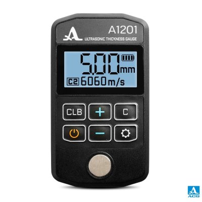 A1201 - Ultrasonic thickness gauge in a compact design