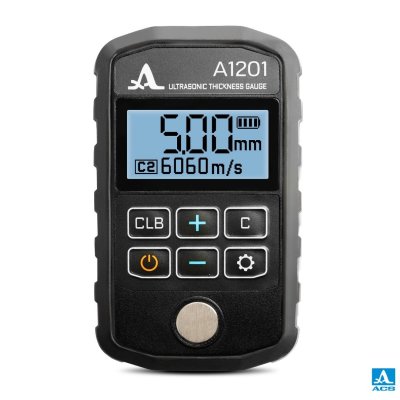A1201 - Ultrasonic thickness gauge in a compact design